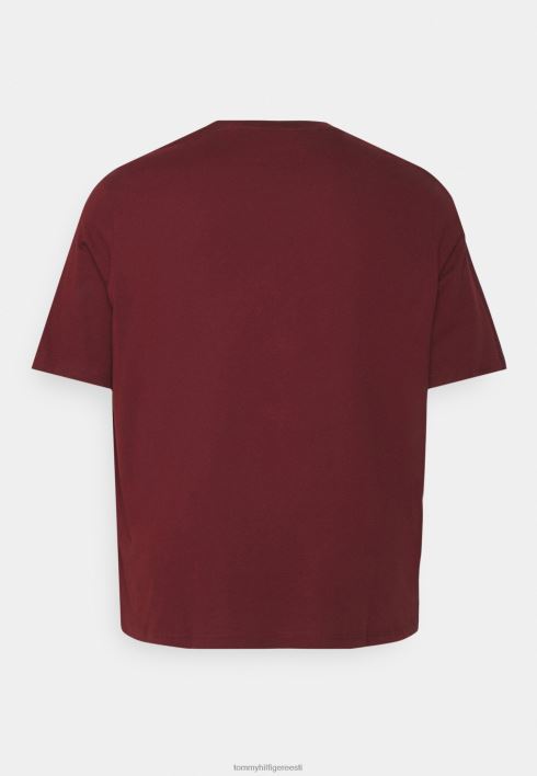 logoga T-särk RJV624318 sügav rouge Tommy Hilfiger