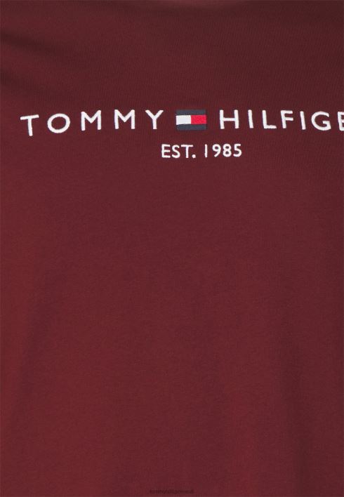 logoga T-särk RJV624318 sügav rouge Tommy Hilfiger
