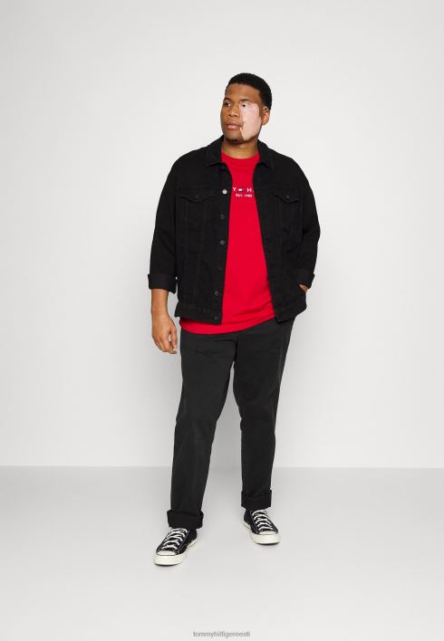 logoga T-särk RJV627270 bleiser punane Tommy Hilfiger