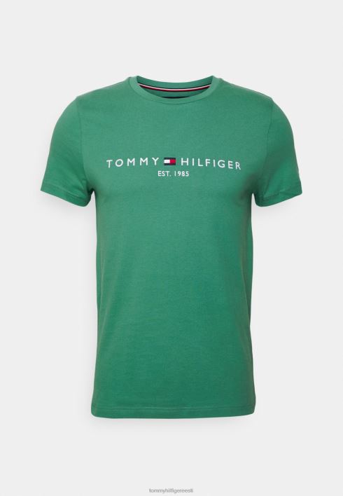 logoga T-särk RJV627626 keskne roheline Tommy Hilfiger