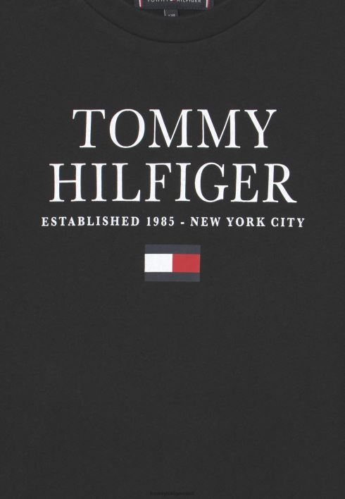 logoga T-särk RJV627733 must Tommy Hilfiger