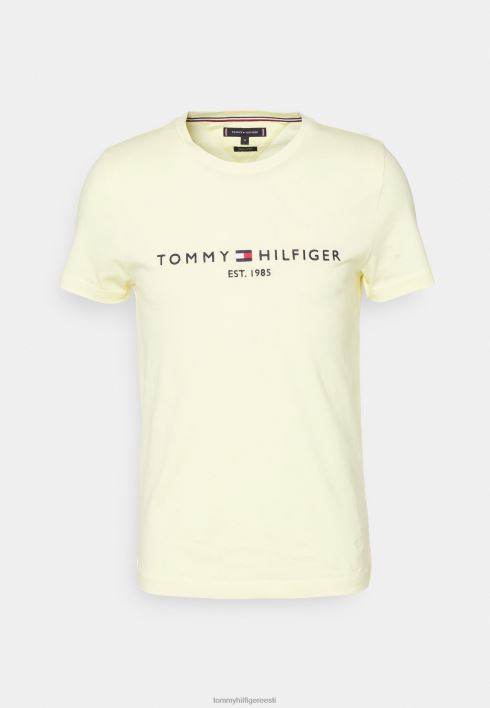 logoga T-särk RJV628968 sidruni keerd Tommy Hilfiger