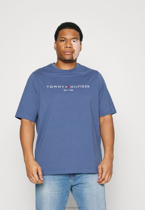 logoga T-särk RJV628969 pleekinud indigo Tommy Hilfiger