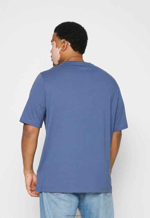 logoga T-särk RJV628969 pleekinud indigo Tommy Hilfiger