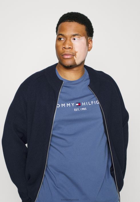 logoga T-särk RJV628969 pleekinud indigo Tommy Hilfiger