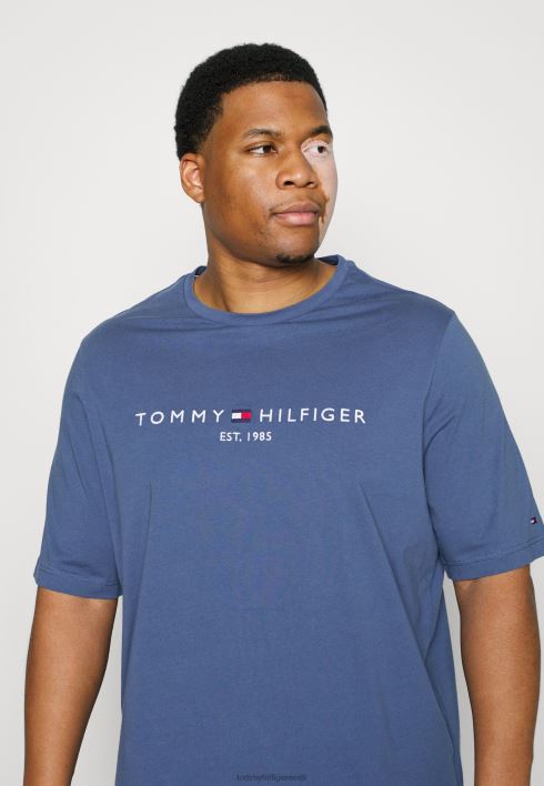 logoga T-särk RJV628969 pleekinud indigo Tommy Hilfiger