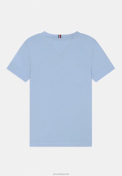 logoga tee unisex printiga T-särk RJV624804 chambray taevas Tommy Hilfiger