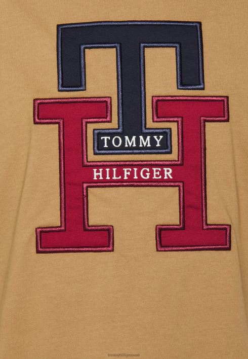 lux monogrammiga T-särk RJV625922 maakoha khaki Tommy Hilfiger