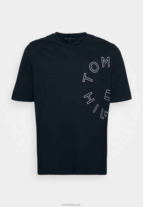 ümmargune graafiline t-särk RJV625924 kõrbe taevas Tommy Hilfiger