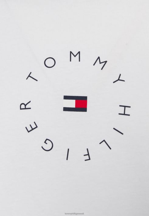 ümmargune graafiline t-särk RJV626174 valge Tommy Hilfiger