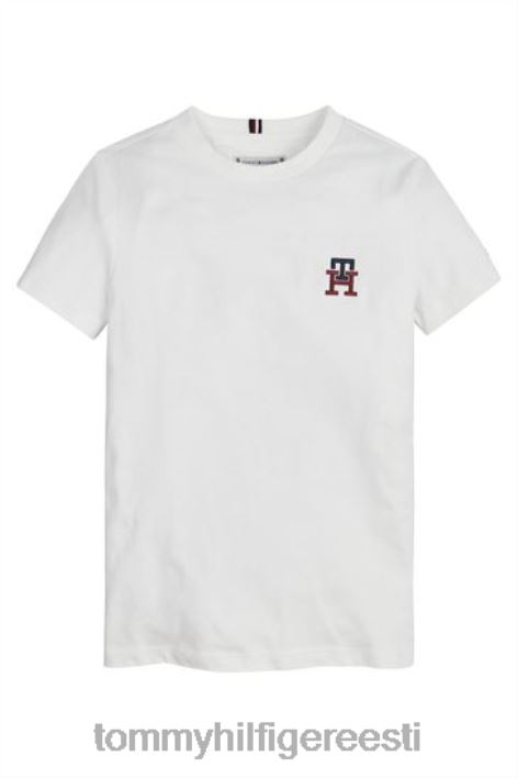 monogramm t-särk sisse RJV623706 valge Tommy Hilfiger