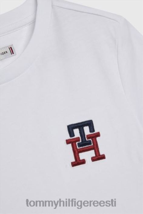 monogramm t-särk sisse RJV623706 valge Tommy Hilfiger