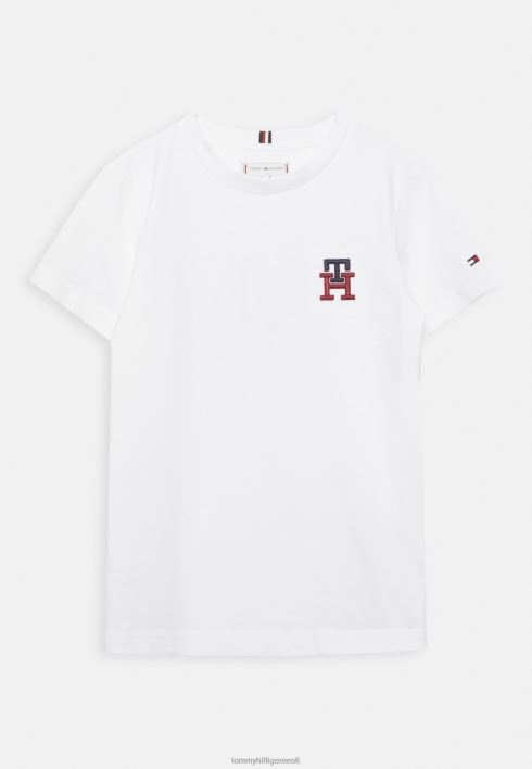 monogramm unisex basic T-särk RJV625659 valge Tommy Hilfiger