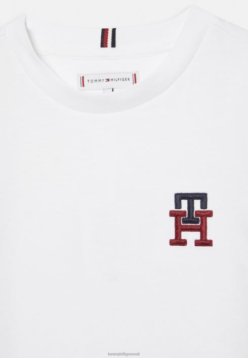 monogramm unisex basic T-särk RJV625659 valge Tommy Hilfiger