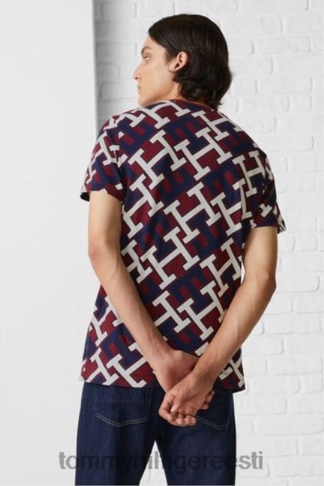 monogrammi logoga T-särk RJV623678 punane Tommy Hilfiger