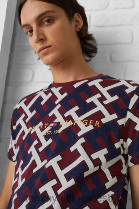 monogrammi logoga T-särk RJV623678 punane Tommy Hilfiger
