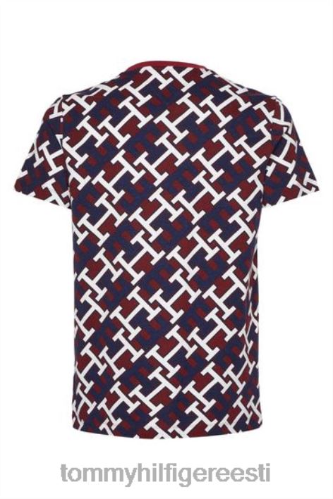 monogrammi logoga T-särk RJV623678 punane Tommy Hilfiger