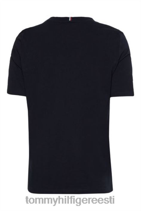 monogrammiga tikitud T-särk RJV623696 sinine Tommy Hilfiger