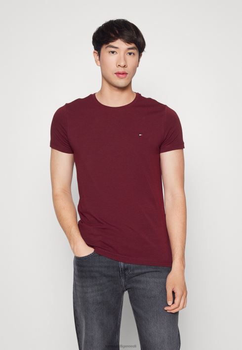 põhiline t-särk RJV623878 sügav rouge Tommy Hilfiger