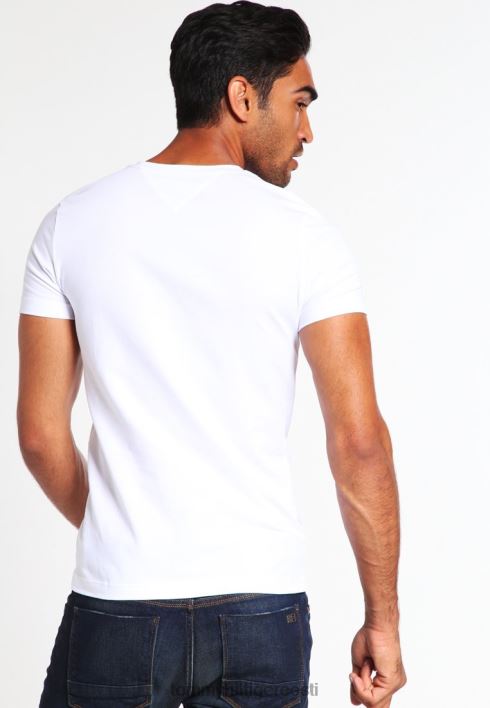 põhiline t-särk RJV623979 klassikaline valge Tommy Hilfiger