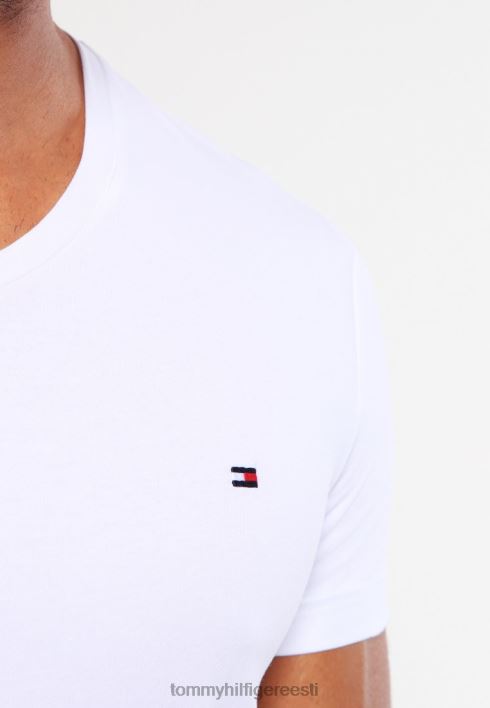 põhiline t-särk RJV623979 klassikaline valge Tommy Hilfiger