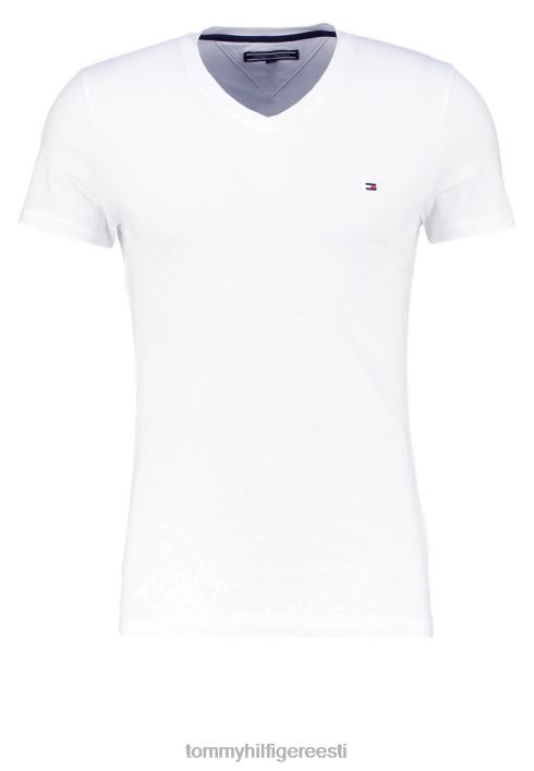 põhiline t-särk RJV623979 klassikaline valge Tommy Hilfiger