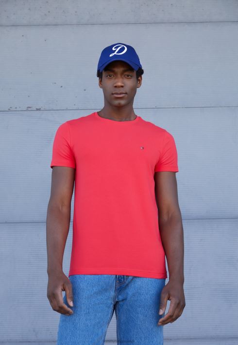 põhiline t-särk RJV624117 punane märguanne Tommy Hilfiger
