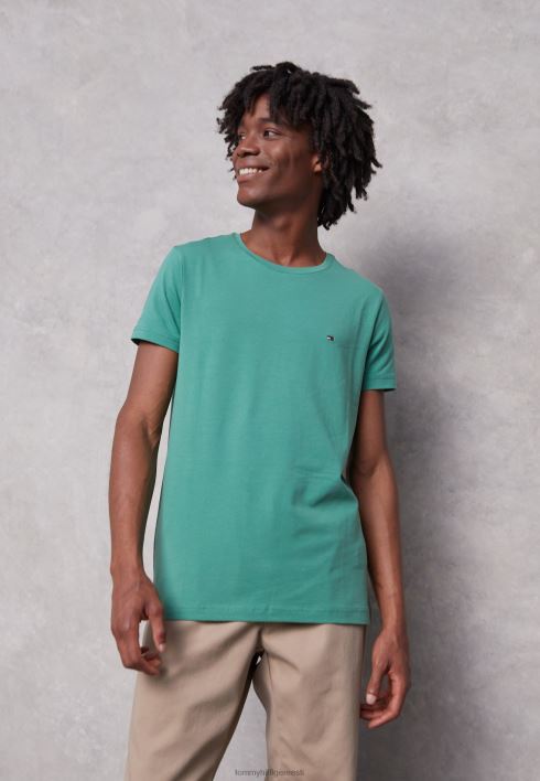 põhiline t-särk RJV624592 keskne roheline Tommy Hilfiger