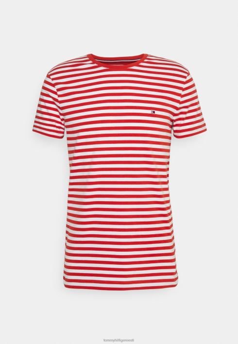 põhiline t-särk RJV624815 kinaver punane/valge Tommy Hilfiger