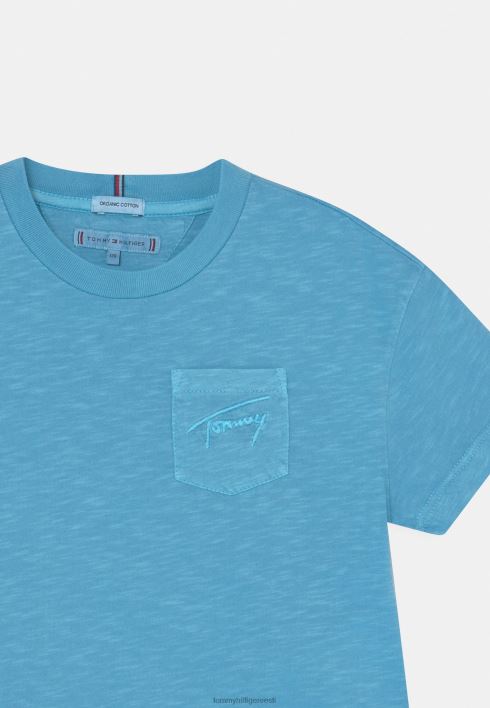 põhiline t-särk RJV625115 sinine crush Tommy Hilfiger