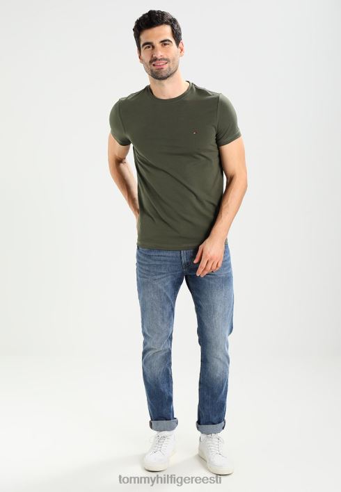 põhiline t-särk RJV627315 roheline Tommy Hilfiger