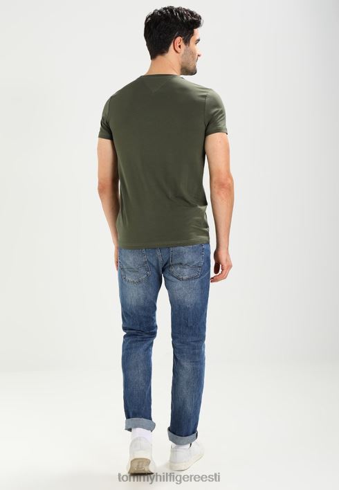 põhiline t-särk RJV627315 roheline Tommy Hilfiger