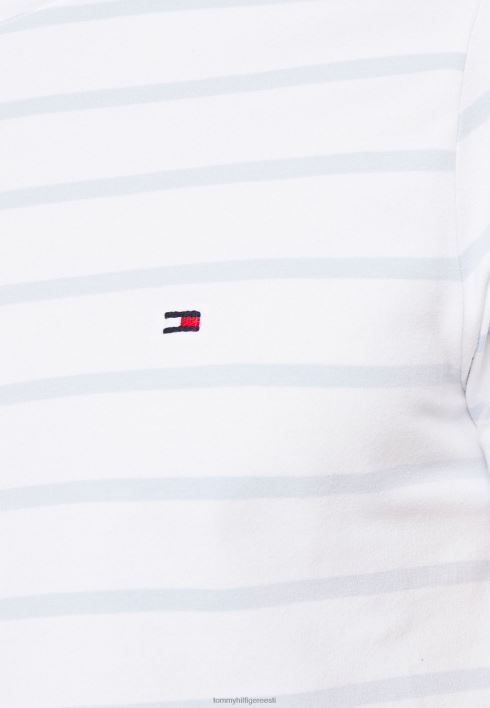 põhiline t-särk RJV627843 valge/tuulesinine Tommy Hilfiger
