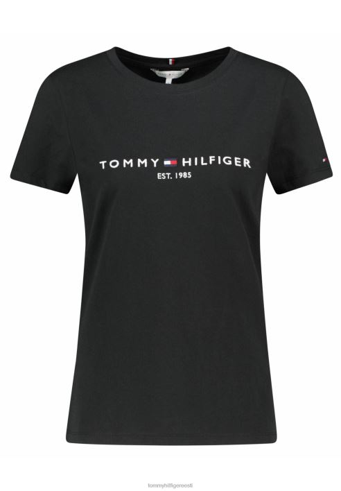 pärandi trükisega T-särk RJV624035 schwarz Tommy Hilfiger