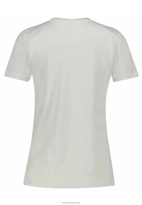 pärandprindiga t-särk weiss RJV624460 weiss Tommy Hilfiger