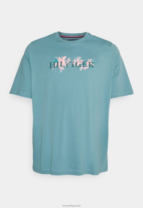 palmiga lilleline t-särk RJV624022 ülev sinine Tommy Hilfiger