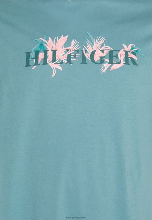 palmiga lilleline t-särk RJV624022 ülev sinine Tommy Hilfiger