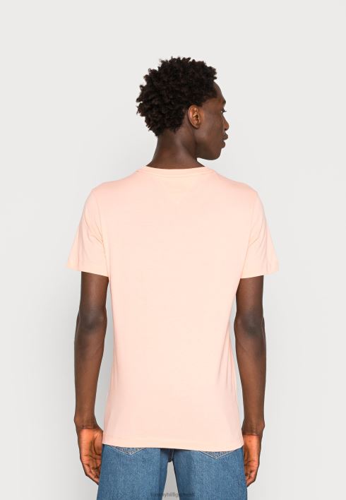 peopesa mustriga t-särk RJV625985 päikeseloojangu virsik Tommy Hilfiger