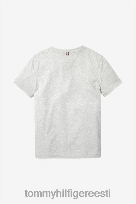 poiste põhiline v-kaelusega T-särk RJV623265 hall Tommy Hilfiger