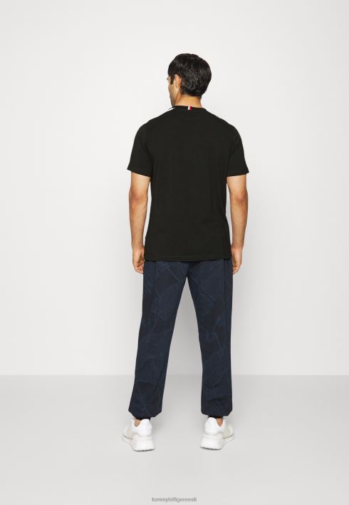 prindiga t-särk RJV625361 must Tommy Hilfiger