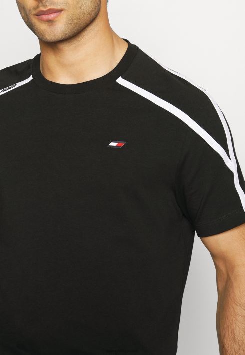 prindiga t-särk RJV625361 must Tommy Hilfiger