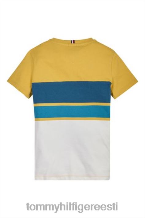 ragbi triibuline T-särk RJV623251 kollane Tommy Hilfiger