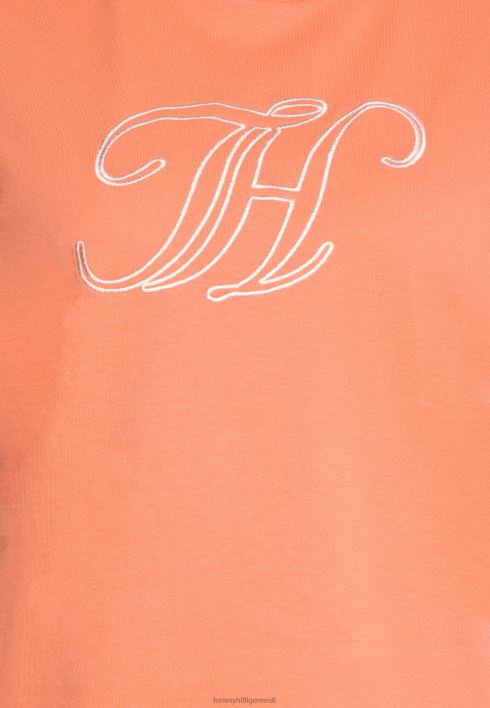 reg väikese kirjaga t-särk RJV624383 koralliõis Tommy Hilfiger