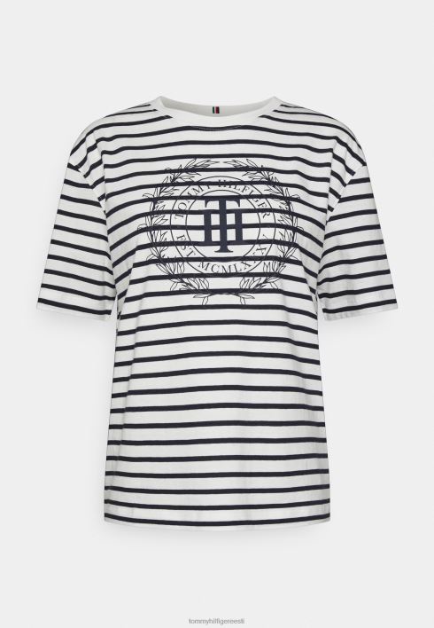 ring T-särk RJV628346 ekru kõrbetaevas Tommy Hilfiger