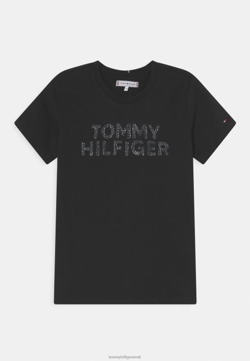 roomaja mustriga t-särk RJV628012 must Tommy Hilfiger