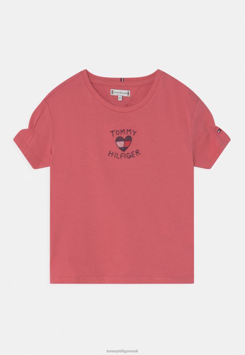 südamelipuga t-särk RJV627992 sügav arbuus Tommy Hilfiger