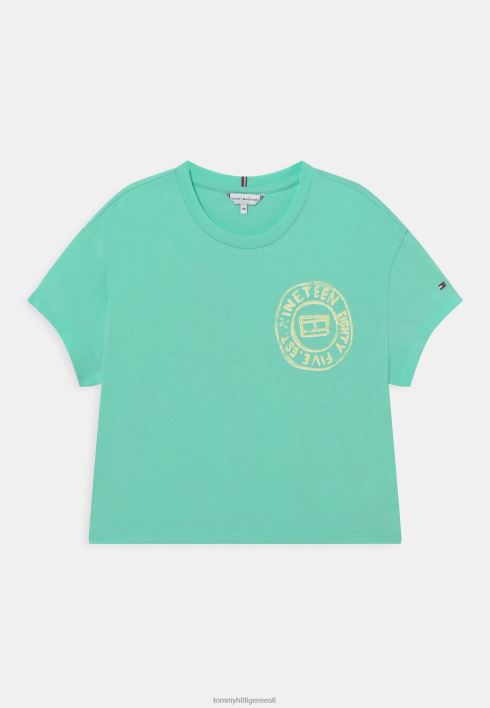 seljatrükiga t-särk RJV625467 selge laguun Tommy Hilfiger