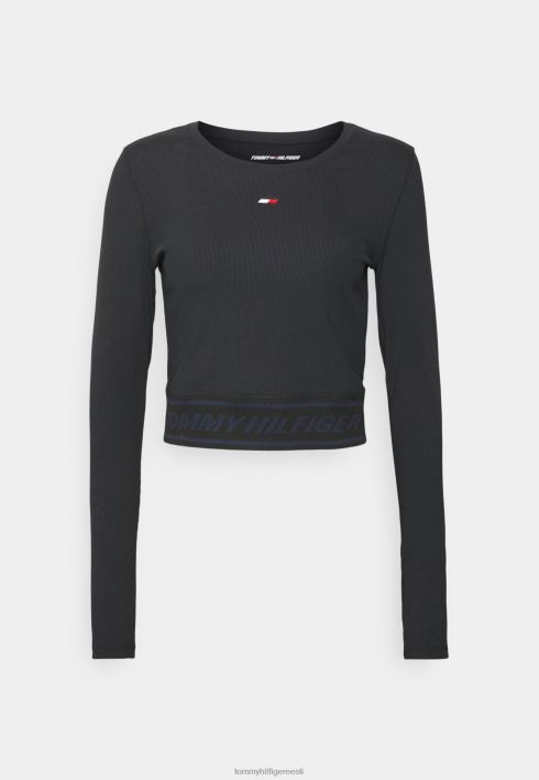 spordi t-särk RJV624823 must Tommy Hilfiger