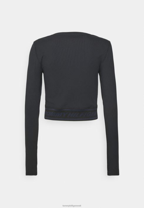 spordi t-särk RJV624823 must Tommy Hilfiger