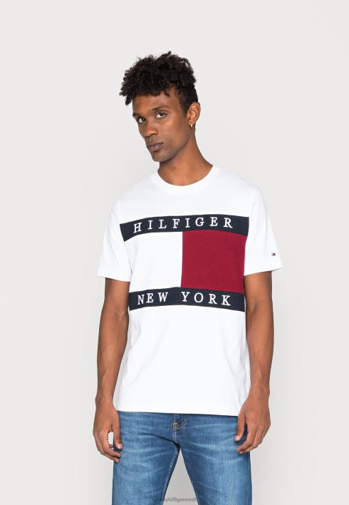struktuur lipp t-särk RJV624741 valge Tommy Hilfiger